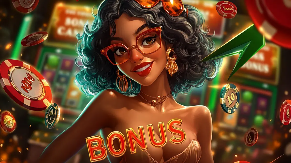 A bowl of coins and drinks with 'BONUS WIN 50X' text, alongside a cute cat character, highlights the massive win potential and fun bonuses at JDULTRA.